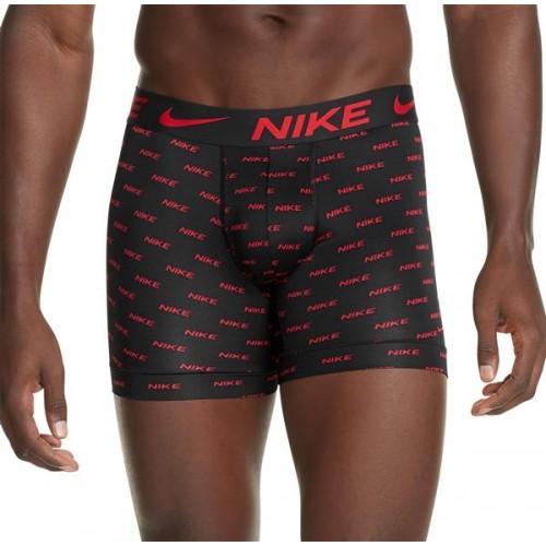 Nike Men's Essential Micro Boxer Briefs - 3 Red Logo Pr Pack Nike Men's Essential Micro Boxer Briefs - 3 Red Logo Pr Pack