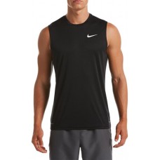 Nike Men's Essential Sleeveless Rash Black Guard Nike Men's Essential Sleeveless Rash Black Guard
