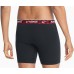 Nike Men's Everyday Cotton Stretch Boxer Briefs - 3 Blck/Gym Rd Bff Pack
