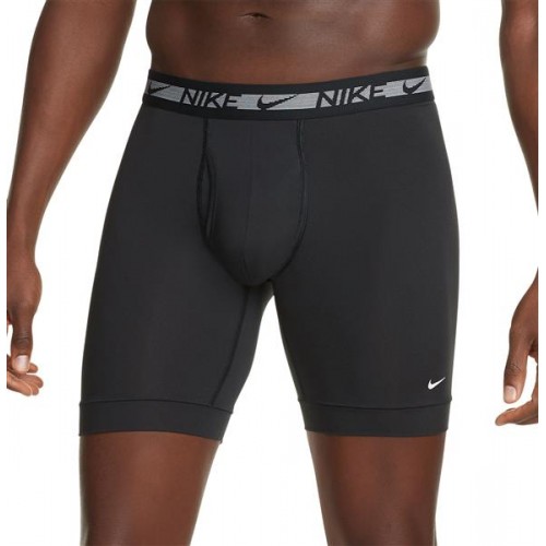 Nike Men's Flex Micro Long Boxer Briefs Black - 3 Pack Nike Men's Flex Micro Long Boxer Briefs Black - 3 Pack