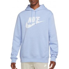 Nike Men's Futura Club Fleece Light Marine Hoodie Nike Men's Futura Club Fleece Light Marine Hoodie