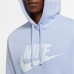 Nike Men's Futura Club Fleece Light Marine Hoodie Nike Men's Futura Club Fleece Light Marine Hoodie