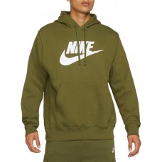Nike Men's Futura Club Fleece Rough Green Hoodie Nike Men's Futura Club Fleece Rough Green Hoodie