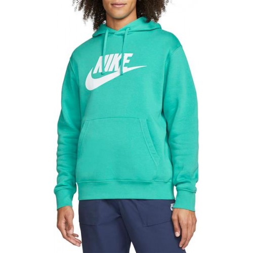 Nike Men's Futura Club Fleece Washed Teal Hoodie Nike Men's Futura Club Fleece Washed Teal Hoodie