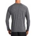 Nike Men's Heathered Long Sleeve Rash Black Guard Nike Men's Heathered Long Sleeve Rash Black Guard
