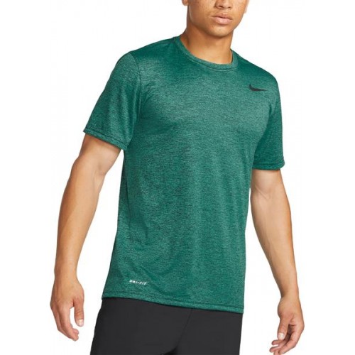Nike Men's Legend Crossdye Short Sleeve Neptune Green/Black T-Shirt Nike Men's Legend Crossdye Short Sleeve Neptune Green/Black T-Shirt