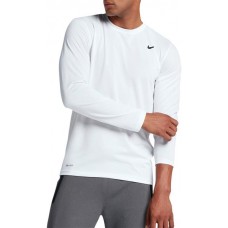 Nike Men's Legend Long Sleeve White Shirt Nike Men's Legend Long Sleeve White Shirt