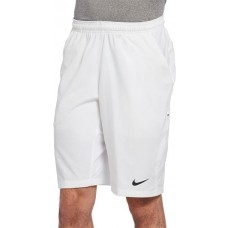 Nike Men's N.E.T 11'' Woven Tennis White/Black Shorts