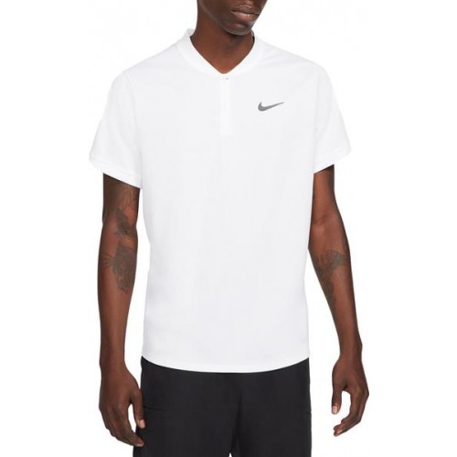 Nike Men's NikeCourt Dri-FIT Tennis White Polo Nike Men's NikeCourt Dri-FIT Tennis White Polo