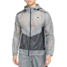 Nike Men's Repel Wild Run Windrunner Graphic Running Smoke Grey Jacket