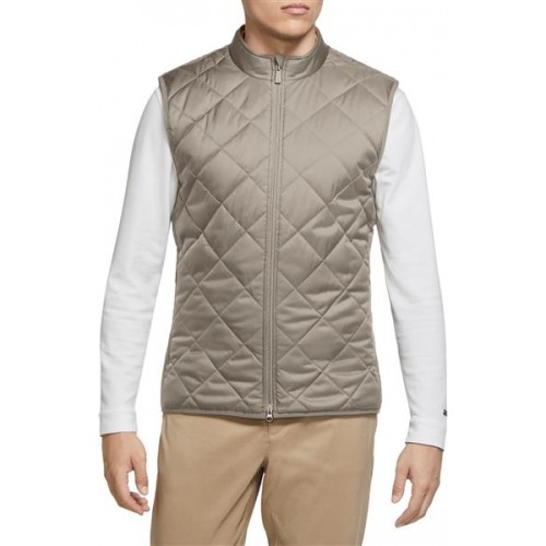 Nike Men's Reversible Synthetic-Fill Golf CREAM II/DKDFWD Vest Nike Men's Reversible Synthetic-Fill Golf CREAM II/DKDFWD Vest
