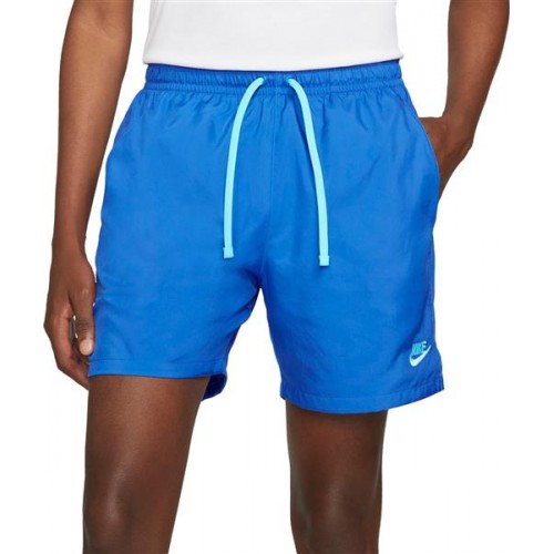 Nike Men's Sportswear 6'' Woven Flow Signal Blue Shorts Nike Men's Sportswear 6'' Woven Flow Signal Blue Shorts