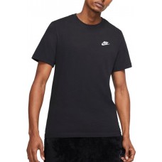 Nike Men's Sportswear Club Black T-Shirt