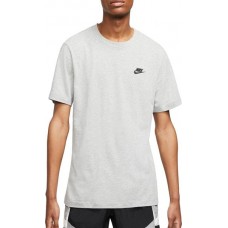 Nike Men's Sportswear Club Dark Grey Heather T-Shirt