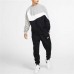 Nike Men's Sportswear Club Fleece Jogger Black/Black/White Pants Nike Men's Sportswear Club Fleece Jogger Black/Black/White Pants