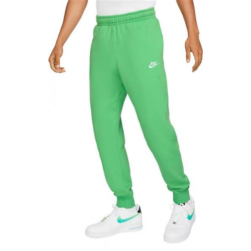 Nike Men's Sportswear Club Fleece Jogger Lt Green Spark Pants Nike Men's Sportswear Club Fleece Jogger Lt Green Spark Pants