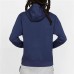 Nike Men's Sportswear Club Fleece Midnight Navy/White Hoodie Nike Men's Sportswear Club Fleece Midnight Navy/White Hoodie