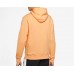 Nike Men's Sportswear Club Fleece Orange Chalk Hoodie Nike Men's Sportswear Club Fleece Orange Chalk Hoodie