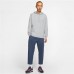 Nike Men's Sportswear Club Jersey Pullover Dk Grey Heather/White Hoodie Nike Men's Sportswear Club Jersey Pullover Dk Grey Heather/White Hoodie