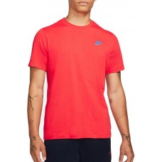 Nike Men's Sportswear Club Lt Crimson T-Shirt