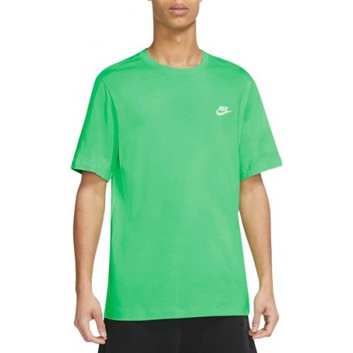 Nike Men's Sportswear Club Lt Green Spark T-Shirt Nike Men's Sportswear Club Lt Green Spark T-Shirt