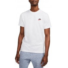 Nike Men's Sportswear Club White/Black T-Shirt