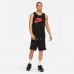 Nike Men's Sportswear Icon Futura Tank Black/Habanero Red Top