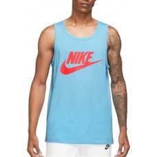 Nike Men's Sportswear Icon Futura Tank Blue Chill Top Nike Men's Sportswear Icon Futura Tank Blue Chill Top