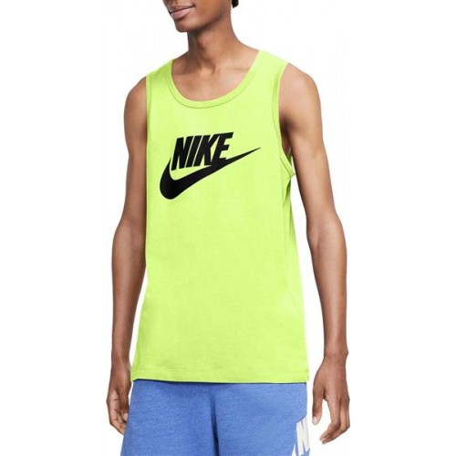 Nike Men's Sportswear Icon Futura Tank Lt Lemon Twist Top Nike Men's Sportswear Icon Futura Tank Lt Lemon Twist Top
