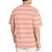 Nike Men's Sportswear Premium Striped Arctic Orange T-Shirt Nike Men's Sportswear Premium Striped Arctic Orange T-Shirt