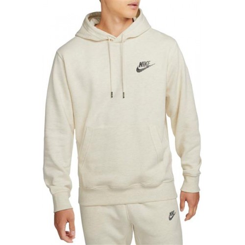 Nike Men's Sportswear Sport Essentials+ Pullover Coconut Milk Hoodie Nike Men's Sportswear Sport Essentials+ Pullover Coconut Milk Hoodie