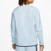 Nike Men's Sportswear Tech Crewneck Celestine Blue Fleece Nike Men's Sportswear Tech Crewneck Celestine Blue Fleece