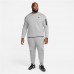 Nike Men's Sportswear Tech Crewneck Dark Grey Heather Fleece Nike Men's Sportswear Tech Crewneck Dark Grey Heather Fleece