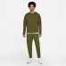 Nike Men's Sportswear Tech Crewneck Rough Green/Black Fleece