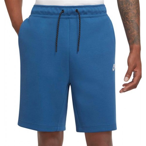 Nike Men's Sportswear Tech Fleece Dk Marina Blue Shorts Nike Men's Sportswear Tech Fleece Dk Marina Blue Shorts