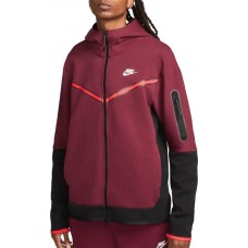 Nike Men's Sportswear Tech Fleece Full Zip Dark Beetroot Hoodie