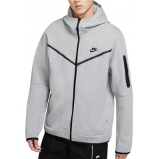 Nike Men's Sportswear Tech Fleece Full Zip Dk Grey Heather/Black Hoodie