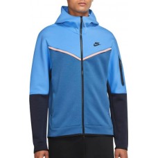 Nike Men's Sportswear Tech Fleece Full Zip University Blue Hoodie