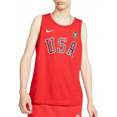 Nike Men's Sportswear USA Tank University Red Top