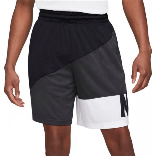 Nike Men's Starting 5 Basketball Black/Dk Smoke Grey/White Shorts Nike Men's Starting 5 Basketball Black/Dk Smoke Grey/White Shorts