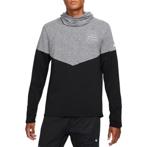 Nike Men's Therma-FIT Run Division Sphere Element Long Sleeve Black Top Nike Men's Therma-FIT Run Division Sphere Element Long Sleeve Black Top