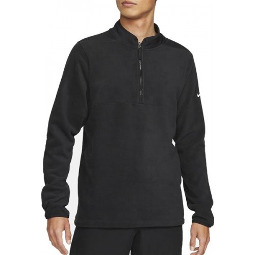 Nike Men's Therma-Fit Victory 1/4 Black/Black Zip Nike Men's Therma-Fit Victory 1/4 Black/Black Zip