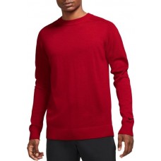 Nike Men's Tiger Woods Knit Golf Gym Red Sweater