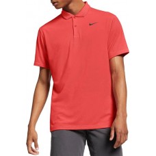 Nike Men's Victory Texture Golf TRACRED/PURE Polo