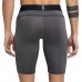Nike Pro Men's Dri-FIT Long Iron Grey/Black Shorts Nike Pro Men's Dri-FIT Long Iron Grey/Black Shorts
