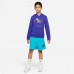 Nike x Boys' Dri-FIT Space Jam 2 Basketball Pullover Light Concord Hoodie