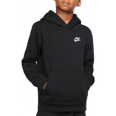 Nike Youth Sportswear Club Cotton Black Hoodie