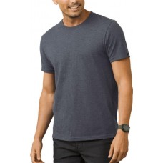 prAna Men's Crew Charcoal Heather T-Shirt