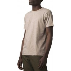 prAna Men's Crew Dark Khaki Heather T-Shirt