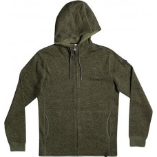 Quiksilver Men's Keller Zip-Up Four Leaf Clover Hoodie